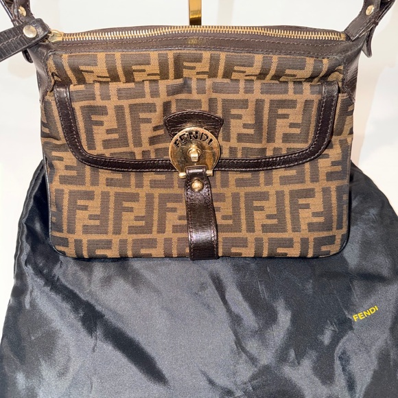 Fendi Handbags - Fendi Chef Zip Crossbody Bag